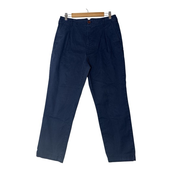 Alex Mill Pants - Alex Mill Pants Women's Size 10 Navy Blue Chino Pockets Classic Stretch